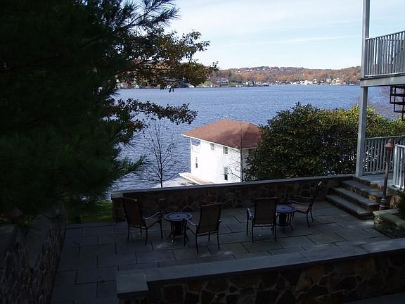 View to lake from patio
