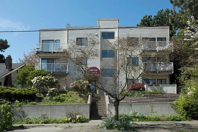 The apartment building itself