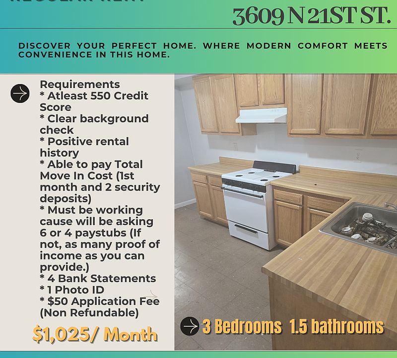 1st image of 3609 N 21st St #1