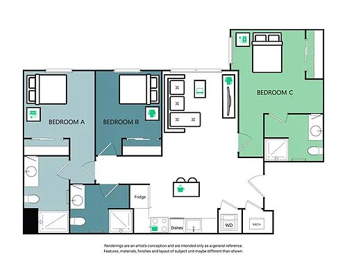 Floor plan 3B