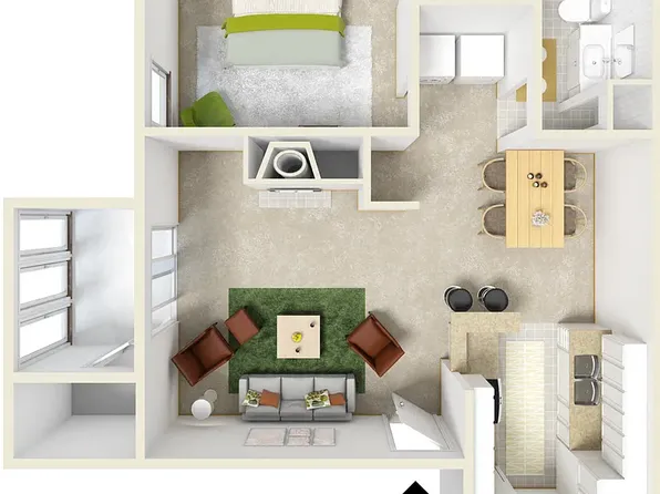 Cedar Glade Apts, 9713 E 75th St #1822, Tulsa, OK 74133