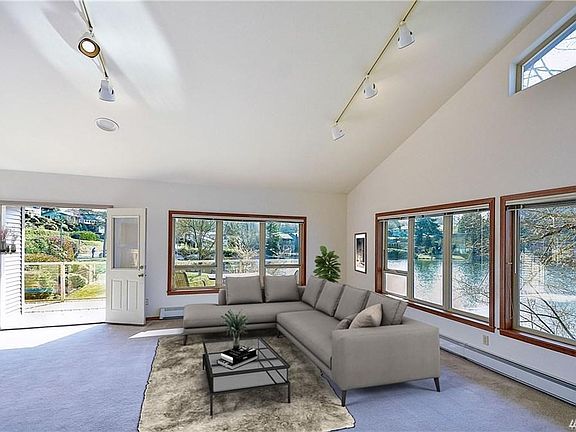 Doors from Living Room & doors to deck.