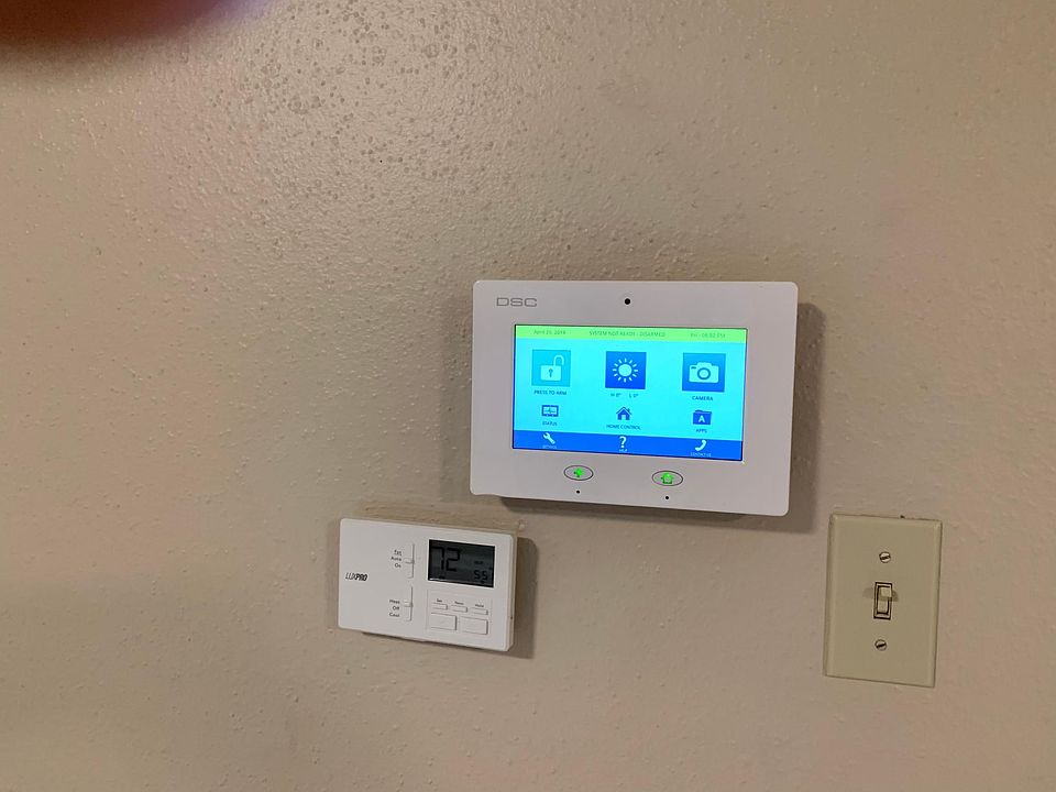 Monitored alarm system paid by landlord