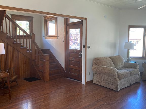 Entry way and living room