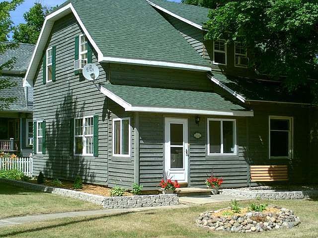 New Stone block borders for Flower beds