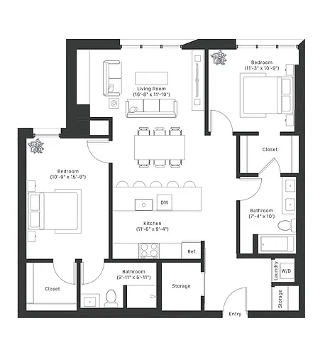 Floor plan B21