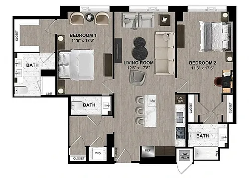 Floor plan B22