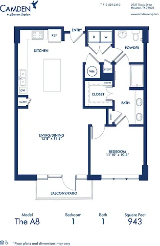 Floor plan A8