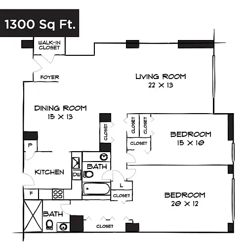 Floor plan Design 2A