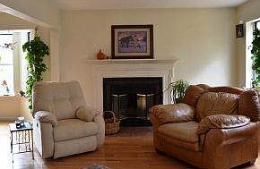Fireplace with Mantel