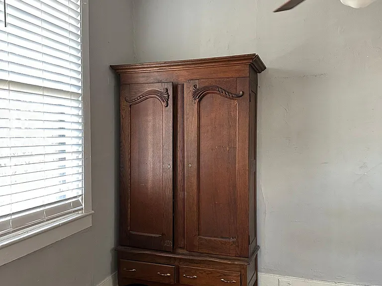 Armoire stays in the apartment