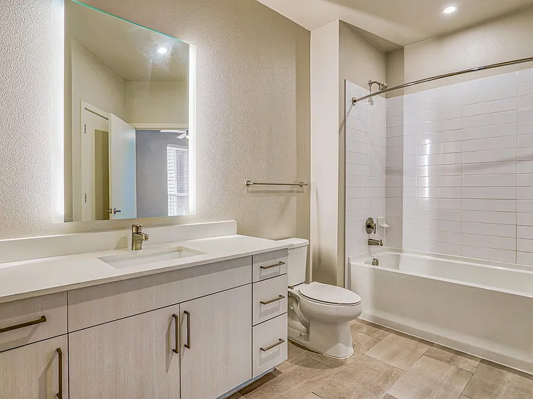 Spa inspired bathrooms with large garden soaking tubs