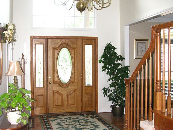 Two story foyer