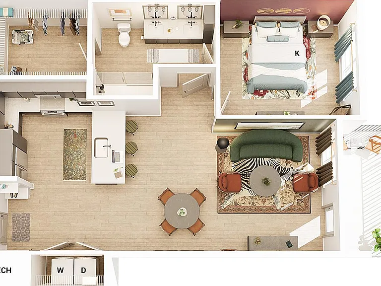 3D Floorplan - Unit A7_Scheme 1 3D Floorplan - Unit A7_Scheme 1
