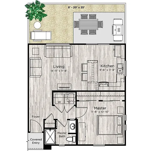 Floor plan The Alcove