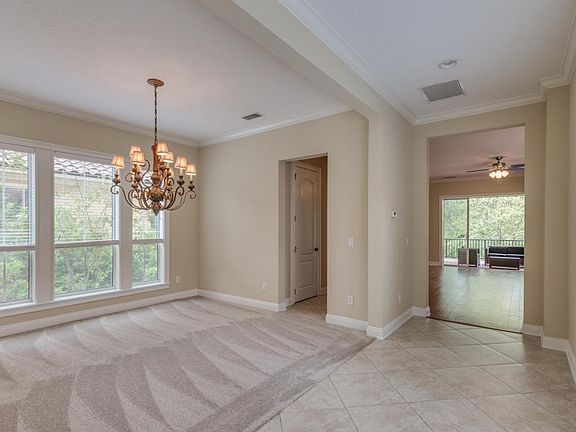 Dining Room with Gorgeous Chandelier