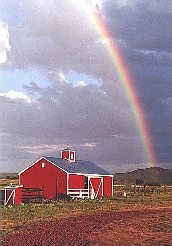 the barn
