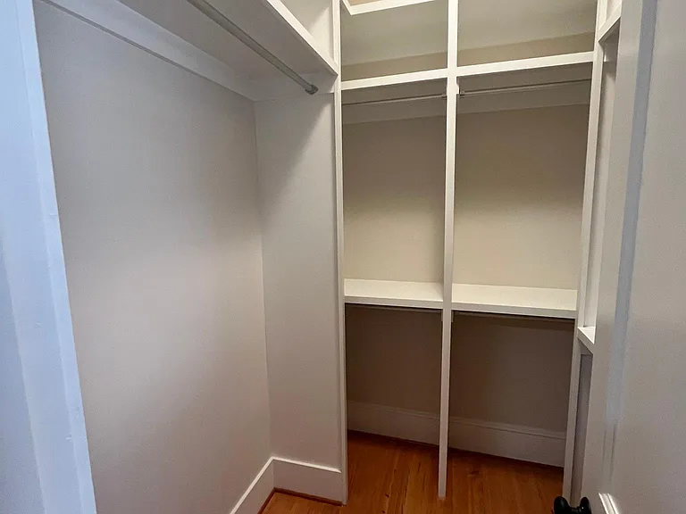Custom-built master walk-in closet