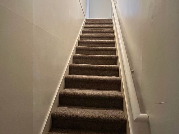 upstairs, nice ample steps