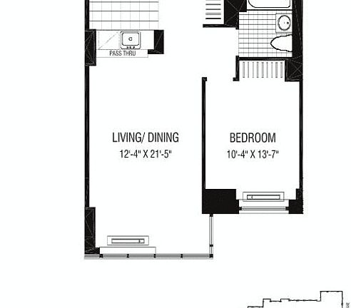2nd image of 2 Gold St APT 2404