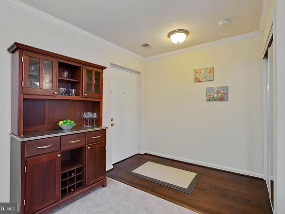Spacious entry foyer with large closet.