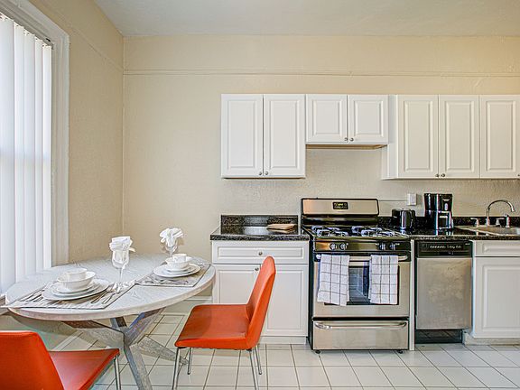 Electric Range In Kitchen
