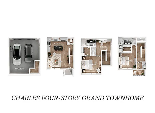 Floor plan Charles Four-Story Grand Townhome