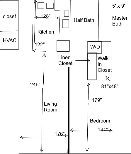 1 bed, 1.5 bath, 950 sqft, $1,975 — Photo 4