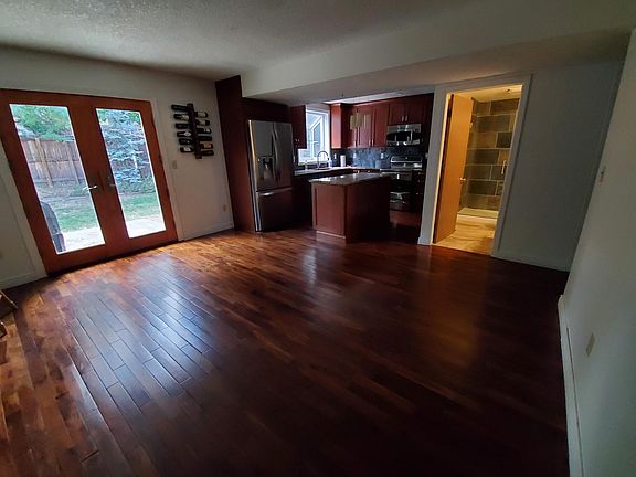 Main room and view from garage entrance