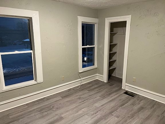 new floors, paint and finished closet