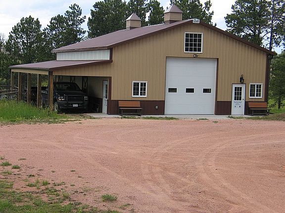 Barn from front door