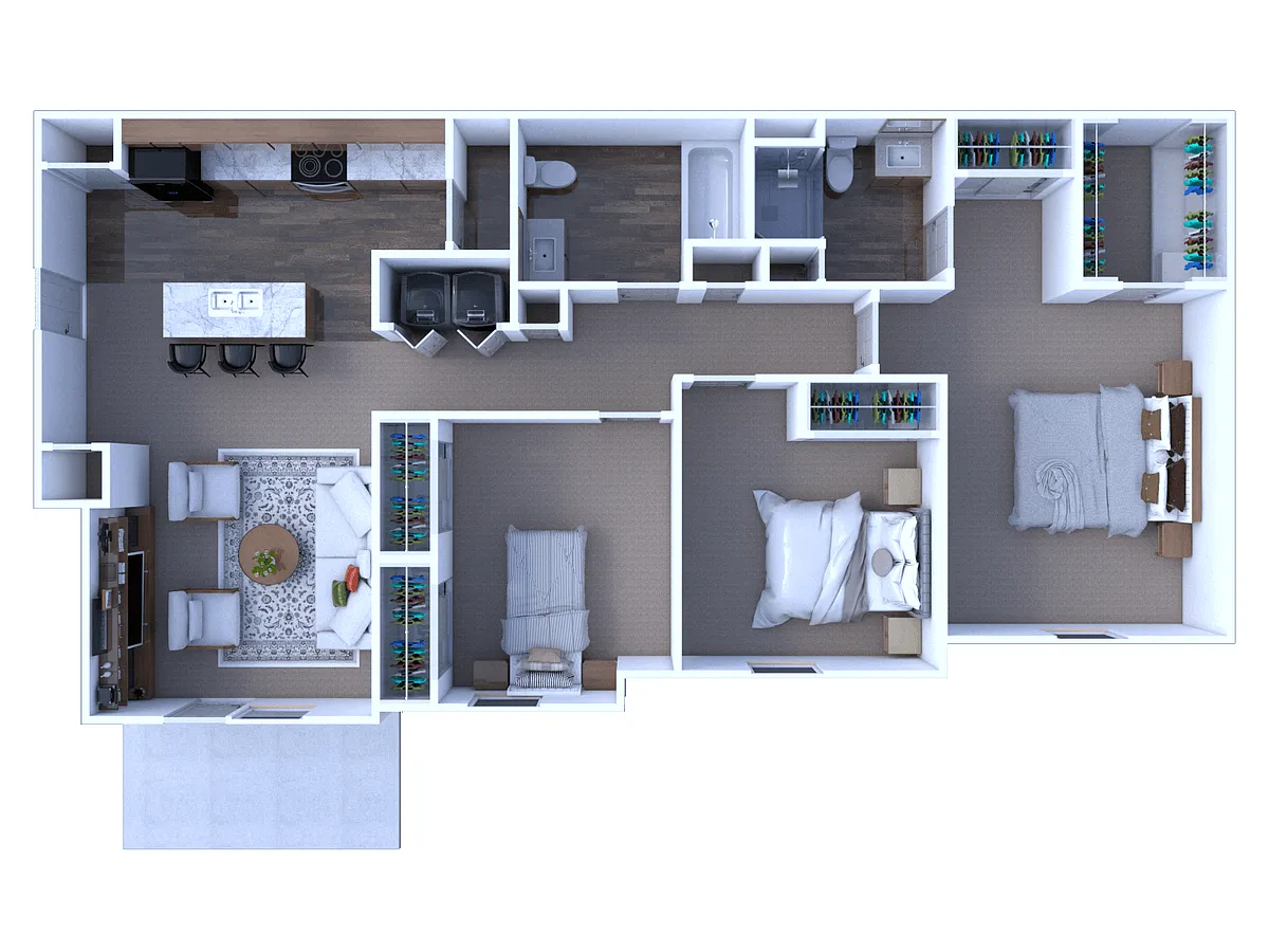 Floor plan The Hickory