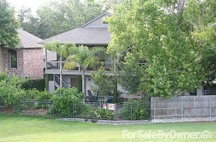 Rear view taken from levee