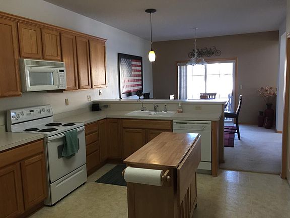 Kitchen from Powder Room and into Dining