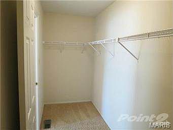 Master bedroom walk in closet