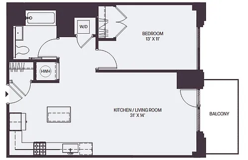 Floor plan A13