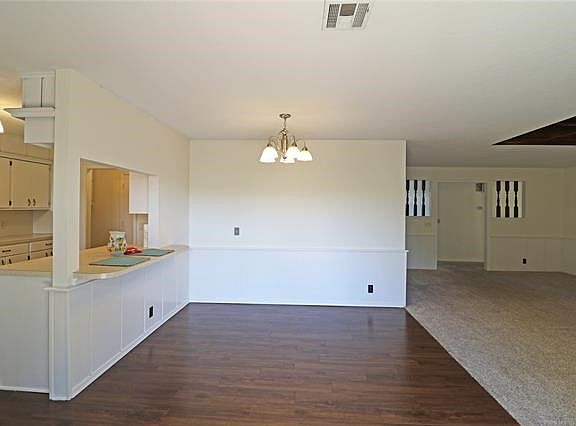 Dining Room and Breakfast Bar from Patio Door