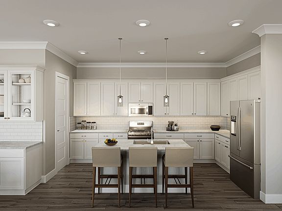 Mayes Hall Plan 5- Paired Villa- Kitchen Rendering