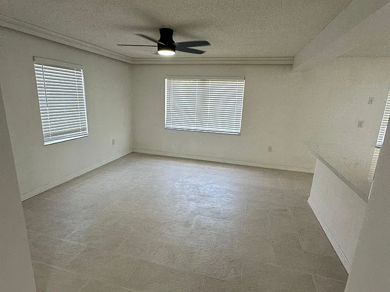 Family Room not staged