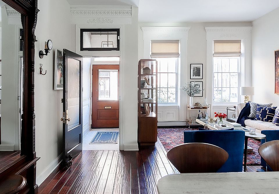 Living Room and Vestibule