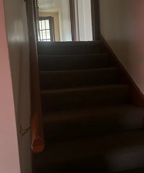 Stairway to unit.