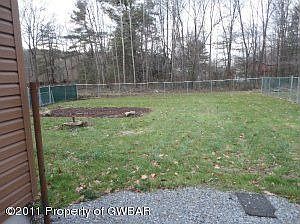 Fenced side yard