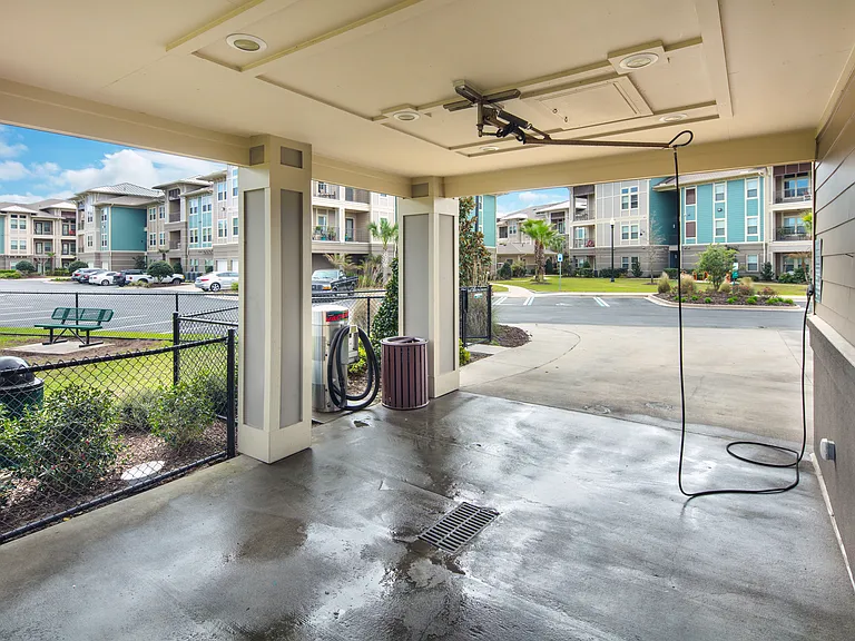 Car wash on-site