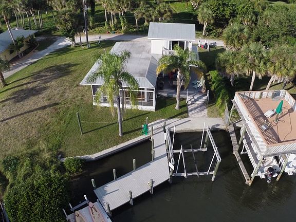 View of property & docks