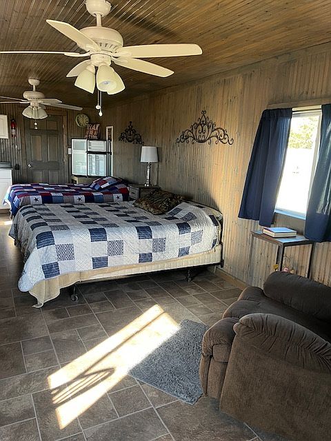 Room setup with furniture