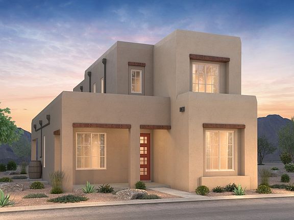 Salinas Elevation A with decorative beams