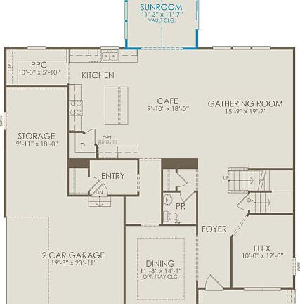 Home Design Layout with Structural Options