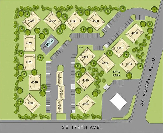 Property MapFoothills Apartments Portland OR