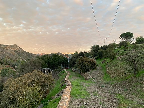 Looking towards the home