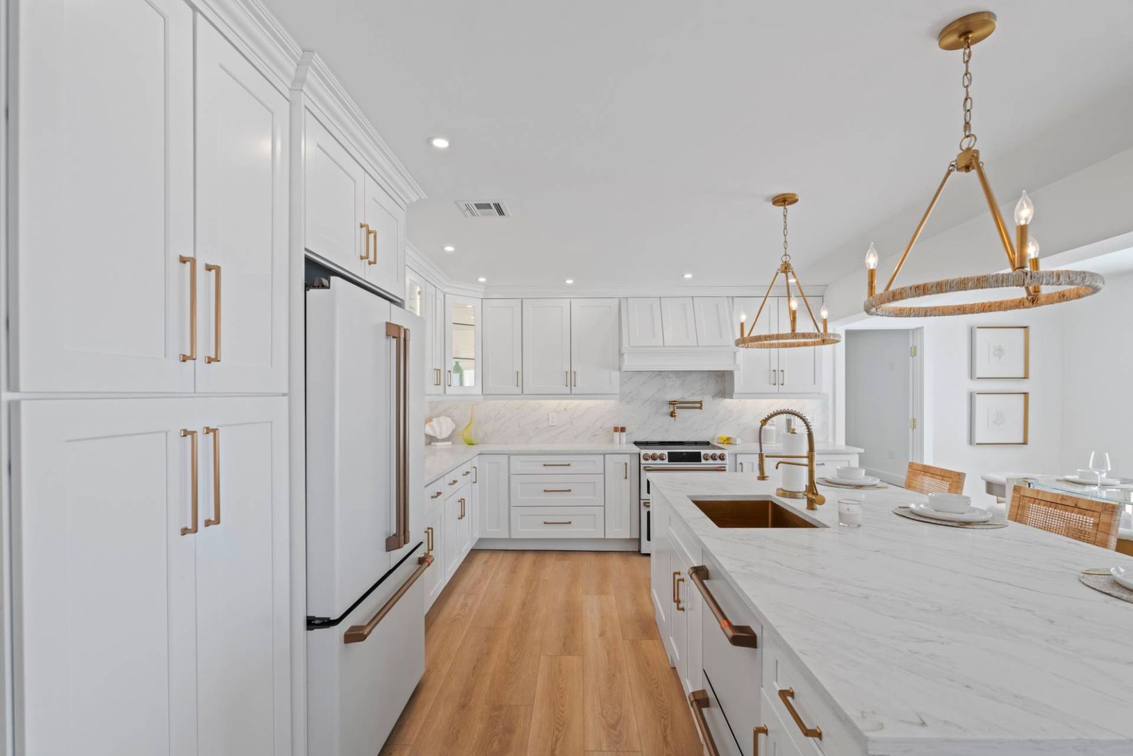  With high end appliances